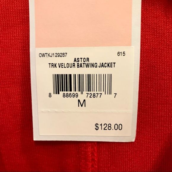 Juicy Couture Astor Track Velour Batwing Jacket Size M - Picture 5 of 5